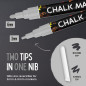 Chalkola Argentés Crayons À Craie 5 Marqueurs Effaçables À Sec Argentés - Pack De Variétés - Pointes Fine Et Géante (1mm, 3mm, 6 Chalkola Argentés Crayons À Craie 5 Marqueurs Effaçables À Sec Argentés - Pack De Variétés - Pointes Fine Et Géante (1mm, 3mm, 6