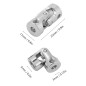 4 pièces Accouplement D'arbre Joint Universel, D'accouplement D'arbre Métal Connecteur Moteur Joint Universel Pour Connecter Des