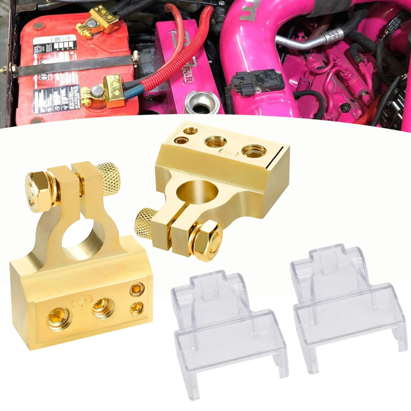 1 Paire Cosses Batterie de Voiture Robustes Lourde Charge Connecteurs de Borne de Voiture Bornes de Batterie Positives et Négati 1 Paire Cosses Batterie de Voiture Robustes Lourde Charge Connecteurs de Borne de Voiture Bornes de Batterie Positives et Négati