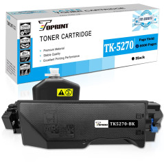 TOPRINT Cartouche de Toner Compatible TK5270 TK 5270 TK-5270 Noir 8000 Pages pour Kyocera ECOSYS M6230cidn M6230cidn P6230cdn M6