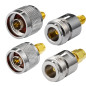 Vecys RP SMA vers N Type Adaptateur RP SMA Adaptateur d'antenne WiFi 4 Kit pour WLAN Extérieur Antenne RPSMA WLAN 4G Routeur WiF Vecys RP SMA vers N Type Adaptateur RP SMA Adaptateur d'antenne WiFi 4 Kit pour WLAN Extérieur Antenne RPSMA WLAN 4G Routeur WiF