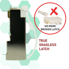 LINKUP - Snagless RJ45 Cat6 STP Connectors | Ethernet Cat 6 8P8C Plugs | STP Gigabit Round Cable Connector | Platinum 50 Mi Gold
