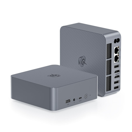 Beelink EQR5 Mini PC, AMD Ryzen 5 5500U (6C/12T) jusqu'à 4,0 GHz, Mini Ordinateur 16 Go DDR4 RAM 500 Go NVME SSD, 4K Dual Displa