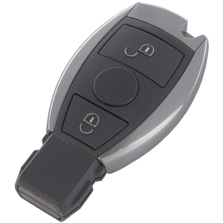 Coque de clé à Distance de Voiture pour Mercedes Benz A B C E Classe W203 W204 W205 W210 W211 W212 W221 après 2000 Ans (2 Bouton
