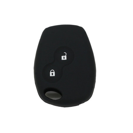Brovacs Coque de protection en silicone pour clé de voiture CV4350 adapté à Renault Dacia 2 boutons