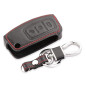 Happyit Cas de Couverture de Clé de Voiture en Cuir Porte-clés pour Ford New Fiesta Ecosport Focus 2 MK2 2012-2018 3 Boutons Tél Happyit Cas de Couverture de Clé de Voiture en Cuir Porte-clés pour Ford New Fiesta Ecosport Focus 2 MK2 2012-2018 3 Boutons Tél
