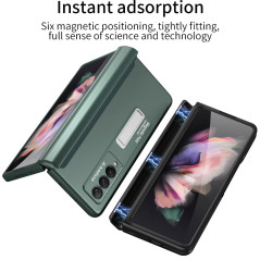 Coque Étui pour Galaxy Z Fold 3 5G,Coque Tout Compris Pliante à charnière, Housse de téléphone Pliable pour Samsung Galaxy Z Fol