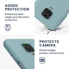 kwmobile Housse Compatible avec Xiaomi Redmi Note 9S / 9 Pro / 9 Pro Max Coque - Housse de téléphone Protection Souple en Silico