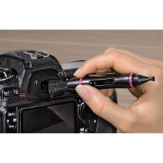 Hama Pinceau de nettoyage pour objectif (Lenspen) "MicroPro II" (pour le nettoyage des lentilles et des filtres, 9 cm de long, L