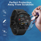 4 Pièces Verre Trempé Compatible Garmin Fenix 6X Pro/Sapphire Editions/Solar Edition 51mm / Huawei Watch GT 2 Pro 46mm, 9H Duret 4 Pièces Verre Trempé Compatible Garmin Fenix 6X Pro/Sapphire Editions/Solar Edition 51mm / Huawei Watch GT 2 Pro 46mm, 9H Duret