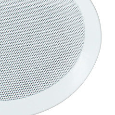 Herdio 5,25 Pouces Haut-parleurs de Plafond de Salle de Bains Blanc,Compatible avec Bluetooth(8 Ohms,300 Watts)