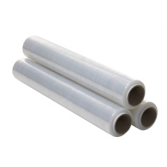OFITURIA Film Transparent pour Emballer de 50 cm de Large et Extensible Jusqu'à 300 Mètres de Long - Rouleau de Film Élastique M