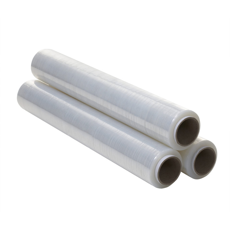 OFITURIA Film Transparent pour Emballer de 50 cm de Large et Extensible Jusqu'à 300 Mètres de Long - Rouleau de Film Élastique M OFITURIA Film Transparent pour Emballer de 50 cm de Large et Extensible Jusqu'à 300 Mètres de Long - Rouleau de Film Élastique M
