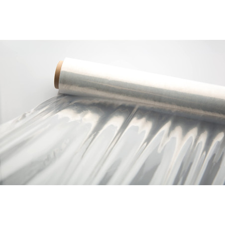 OFITURIA Film Transparent pour Emballer de 50 cm de Large et Extensible Jusqu'à 300 Mètres de Long - Rouleau de Film Élastique M