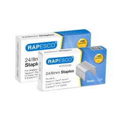 Rapesco 1467 Germ-Savvy Antibactérienne ECO Agrafeuse Luna à Moindre Effort avec 2000 Agrafes, Capacité de 50 Feuilles, Blanc Do