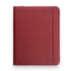 Vebon® Porte-Documents A4 Grand Rome I Double Fermeture éclair + Pince I Porte-Documents de conférence + Sacoche pour Ordinateur