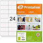Printation 2400 étiquettes universelles adhésives 70 x 36 mm autocollantes blanches – 100 feuilles blanches a4 3x8 24 70x36 – ét Printation 2400 étiquettes universelles adhésives 70 x 36 mm autocollantes blanches – 100 feuilles blanches a4 3x8 24 70x36 – ét