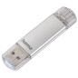 Hama Clé USB C-Laeta (USB3.1/USB3.0 Type-C, 64GB, Double clé USB, pour Ordinateur Portable, téléphone Mobile, Tablette, OTG, 40 Hama Clé USB C-Laeta (USB3.1/USB3.0 Type-C, 64GB, Double clé USB, pour Ordinateur Portable, téléphone Mobile, Tablette, OTG, 40