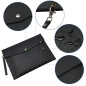 Wonderpool Porte-documents multifonction A4 en simili cuir - Porte-documents pour papier à lettres et organisateur de papeterie, Wonderpool Porte-documents multifonction A4 en simili cuir - Porte-documents pour papier à lettres et organisateur de papeterie,