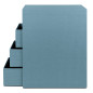 Rössler Papier 1524452154 - S.O.H.O. Boîte à 4 tiroirs pour DIN A5, avec trou de poignée, Denim, 250 x 175 x 320 mm, 1 pièce Rössler Papier 1524452154 - S.O.H.O. Boîte à 4 tiroirs pour DIN A5, avec trou de poignée, Denim, 250 x 175 x 320 mm, 1 pièce