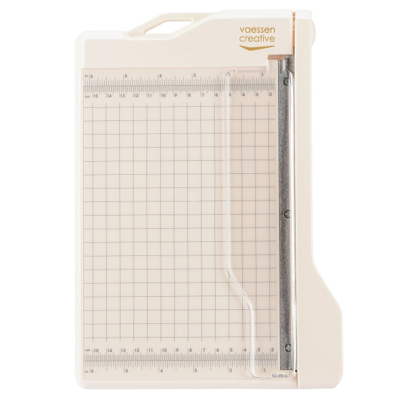 Vaessen Creative 2137-038 Massicot Trim Easy, 15,2 x 21,6 cm, Machine pour Couper Cartonné, Papier Mousse, Feutre, Feuilles de L Vaessen Creative 2137-038 Massicot Trim Easy, 15,2 x 21,6 cm, Machine pour Couper Cartonné, Papier Mousse, Feutre, Feuilles de L