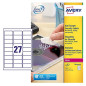 Avery Boîte de 20 Feuilles d'étiquette anti fraude 63,5 x 29,6 mm Avery Boîte de 20 Feuilles d'étiquette anti fraude 63,5 x 29,6 mm
