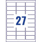 Avery Boîte de 20 Feuilles d'étiquette anti fraude 63,5 x 29,6 mm Avery Boîte de 20 Feuilles d'étiquette anti fraude 63,5 x 29,6 mm