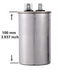 BOJACK 40uf 370 450 V AC CBB65 Condensateur rond de démarrage moteur et ventilateur 40 MFD 10000 AFC
