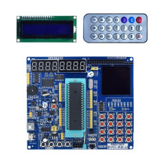 51 Microcontroller Development Board,STC89C52 Carte de Développement,Carte Système Minimale Carte Système d'apprentissage C51 LC