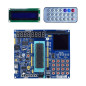 51 Microcontroller Development Board,STC89C52 Carte de Développement,Carte Système Minimale Carte Système d'apprentissage C51 LC