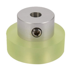 XIAOJUN Roue de mesure de roue 'codeur industriel en polyuréthane d'aluminium de 100 mm pour codeur rotatif de mesure