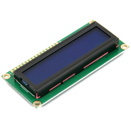 DollaTek 5V 1602 16x2 LCD Character Display Module Bleu Blacklight
