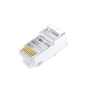 50 Pcs Cat6 RJ45 Connectors, Cat6 RJ45 Plugs, Cat6 Metal Shielded RJ45 Ends FTP 8P8C Modular Network Plug Connector 50 Pcs Cat6 RJ45 Connectors, Cat6 RJ45 Plugs, Cat6 Metal Shielded RJ45 Ends FTP 8P8C Modular Network Plug Connector