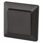 EMOS Interrupteur-sonnette noir avec bascule 250 V~/10 AX, plastique, sans boîtier encastré, classe de protection IP20 pour une EMOS Interrupteur-sonnette noir avec bascule 250 V~/10 AX, plastique, sans boîtier encastré, classe de protection IP20 pour une