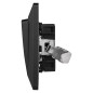 EMOS Interrupteur-sonnette noir avec bascule 250 V~/10 AX, plastique, sans boîtier encastré, classe de protection IP20 pour une EMOS Interrupteur-sonnette noir avec bascule 250 V~/10 AX, plastique, sans boîtier encastré, classe de protection IP20 pour une