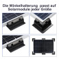 enjoy solar passe-câble double en ABS Spoiler de maintien du module solaire en noir, idéal pour les camping-cars Caravanes Batea enjoy solar passe-câble double en ABS Spoiler de maintien du module solaire en noir, idéal pour les camping-cars Caravanes Batea