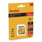 Kodak - Carte SD 64 Go UHS-I U3 V30 SDHC/XC - Carte Mémoire - Vitesse de Lecture 95MB/s Max - Vitesse d'Écriture 85MB/s Max - St Kodak - Carte SD 64 Go UHS-I U3 V30 SDHC/XC - Carte Mémoire - Vitesse de Lecture 95MB/s Max - Vitesse d'Écriture 85MB/s Max - St