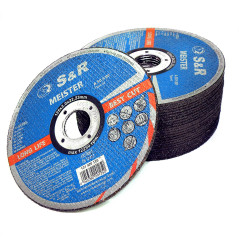 S&R Disque à tronçonner 125 Metal Fer Acier Inox Aluminium. Disque Meuleuse 125 metal Extra fin - 25 Disques pour Meuleuse 125 M
