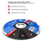 S&R Disque à tronçonner 125 Metal Fer Acier Inox Aluminium. Disque Meuleuse 125 metal Extra fin - 25 Disques pour Meuleuse 125 M S&R Disque à tronçonner 125 Metal Fer Acier Inox Aluminium. Disque Meuleuse 125 metal Extra fin - 25 Disques pour Meuleuse 125 M