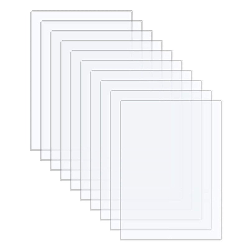 Langaelex 10 pièces 150 x 100 x 1mm Plaque Acrylique Transparente Feuille Plastique pour Le Remplacement du Verre du Cadre Photo Langaelex 10 pièces 150 x 100 x 1mm Plaque Acrylique Transparente Feuille Plastique pour Le Remplacement du Verre du Cadre Photo