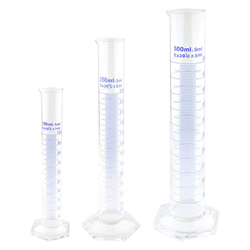 Teqler Cylindre gradué en verre 250 ml