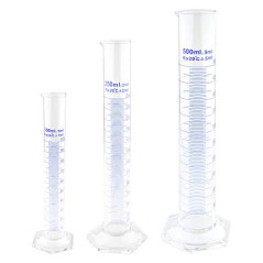 Teqler Cylindre gradué en verre 250 ml