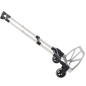 HOMCOM Chariot Diable Pliable Leger telescopique Charge 70kg en Aluminium Argent-Noir HOMCOM Chariot Diable Pliable Leger telescopique Charge 70kg en Aluminium Argent-Noir