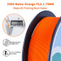 ZIRO Filament PLA Mat 1.75mm, Filament pour Imprimante 3D 1kg, PLA Haute Ténacité, Précision Dimensionnelle +/- 0.03mm, Orange ZIRO Filament PLA Mat 1.75mm, Filament pour Imprimante 3D 1kg, PLA Haute Ténacité, Précision Dimensionnelle +/- 0.03mm, Orange