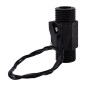 AC 220V Interrupteur de Débit d'Eau à Piston Capteur d'Eau Magnétique Vertical/Horizontal en Plastique Noir EFS-04P AC 220V Interrupteur de Débit d'Eau à Piston Capteur d'Eau Magnétique Vertical/Horizontal en Plastique Noir EFS-04P