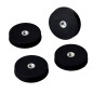 MUTUACTOR 4PC Base Magnétique Puissant Disque D'aimant de Néodyme avec Caoutchouc Enduit filetage Interne du Panneau de la Camér MUTUACTOR 4PC Base Magnétique Puissant Disque D'aimant de Néodyme avec Caoutchouc Enduit filetage Interne du Panneau de la Camér