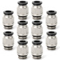 ERGAOBOY 10 Pz Maschio Stragiht 4mm Tubo OD x 1/8" BSP Filettatura Connettore Rapido Con Raccordi Ad Anello Di Tenuta (PC4-01) ERGAOBOY 10 Pz Maschio Stragiht 4mm Tubo OD x 1/8" BSP Filettatura Connettore Rapido Con Raccordi Ad Anello Di Tenuta (PC4-01)
