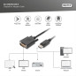 DIGITUS Câble adaptateur DisplayPort - DP - DVI (24+1) - Full-HD 1080p/60Hz - Displayport 1.1a - 2.0m - avec verrouillage - adap DIGITUS Câble adaptateur DisplayPort - DP - DVI (24+1) - Full-HD 1080p/60Hz - Displayport 1.1a - 2.0m - avec verrouillage - adap