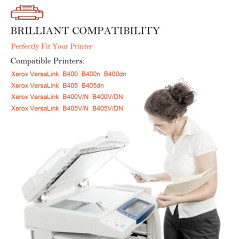 ASEKER Compatible Toner Cartouche pour Xerox VersaLink B400 B400n B400dn B405 B405dn Imprimante 106R03584 Très Grande Capacité 2
