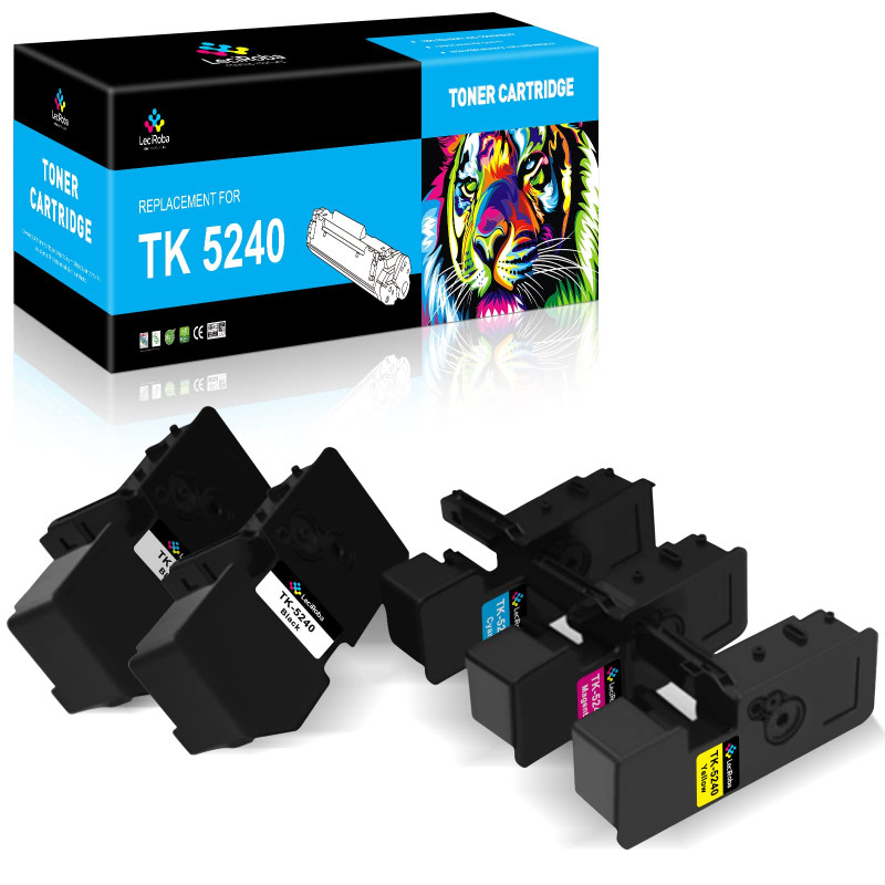 LeciRoba TK-5240 pour Cartouche TK5240 TK-5240 ,pour Toner p5026cdn ,pour Ecosys P5026cdn P5026cdw et Ecosys M5526cdn M5526cdw i LeciRoba TK-5240 pour Cartouche TK5240 TK-5240 ,pour Toner p5026cdn ,pour Ecosys P5026cdn P5026cdw et Ecosys M5526cdn M5526cdw i